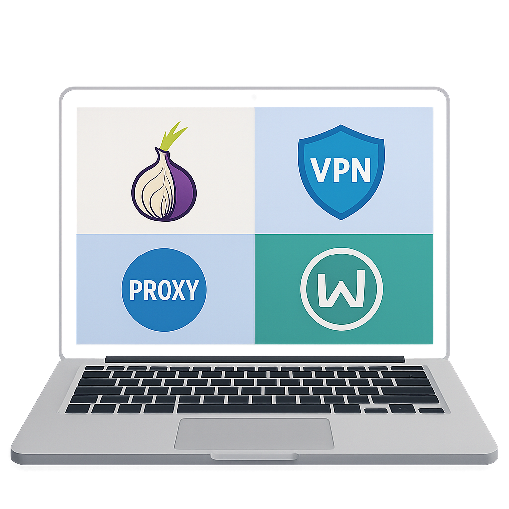 logos d’outils de proxy alternatifs