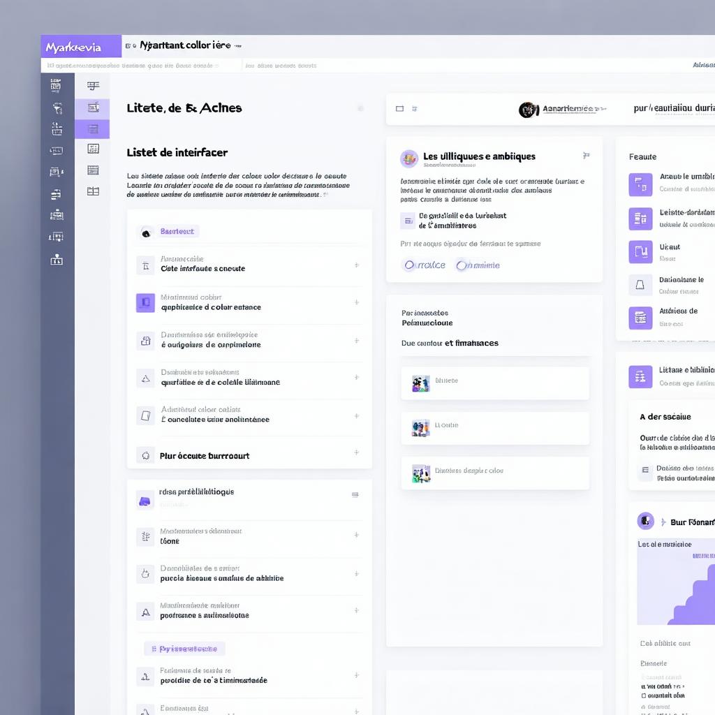 Tableau de bord Myarkevia avec vue projet