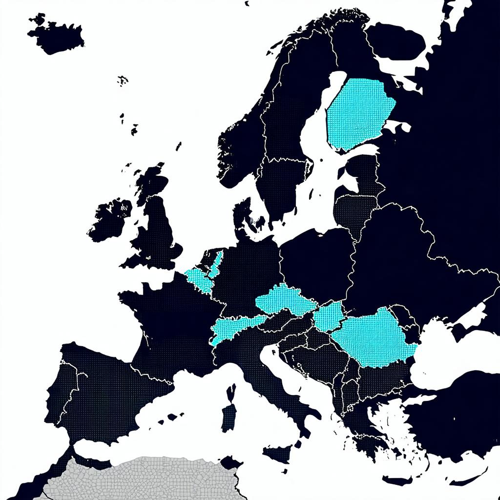 Graphique illustrant les différences de qualité de streaming en Europe
