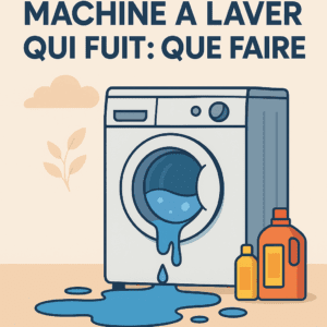 Fuite machine à laver