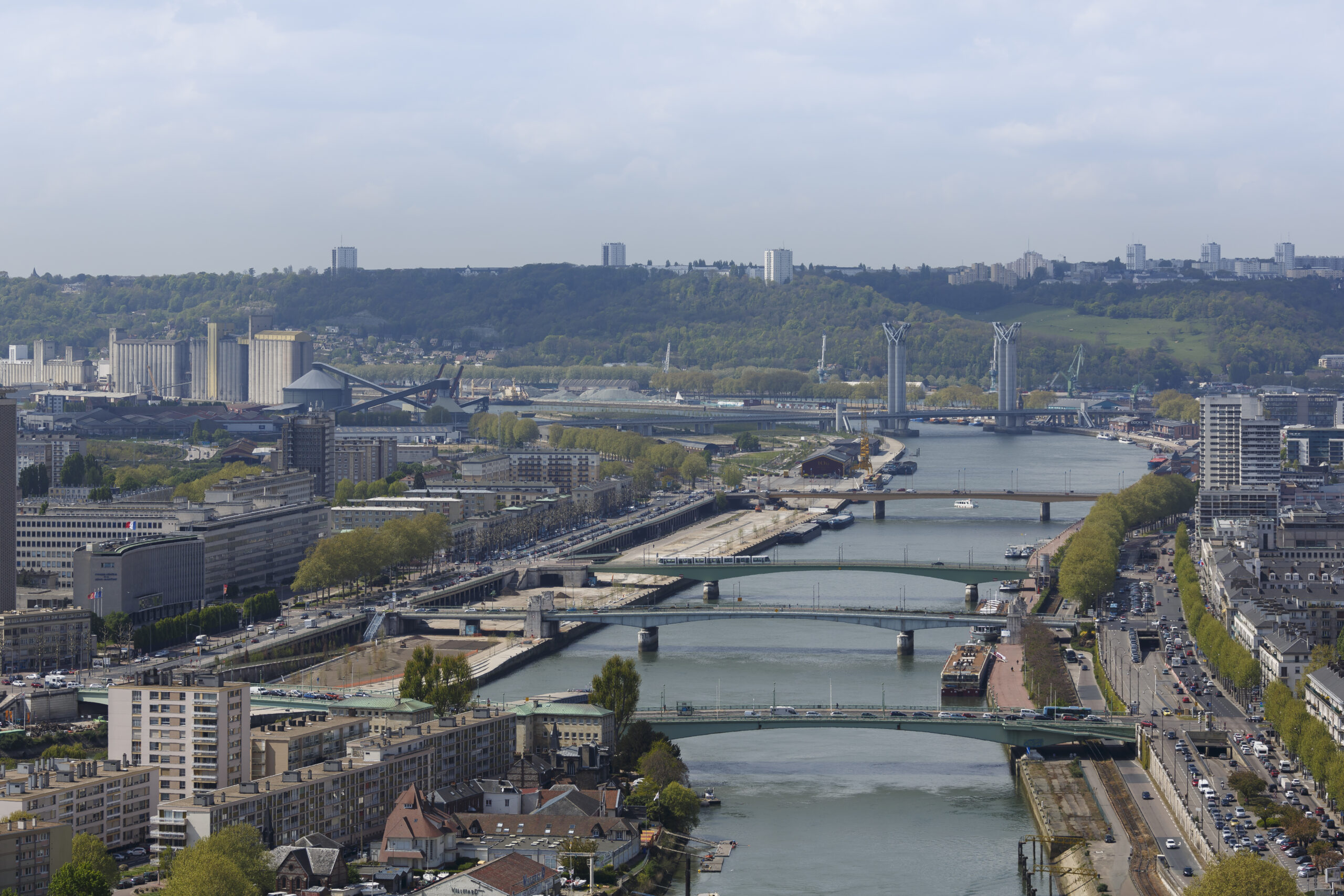Rouen et la Seine — illustration