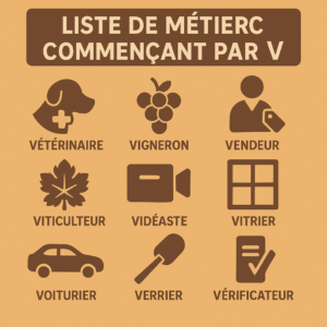 genere image a la une pour Liste de métier commençant par V