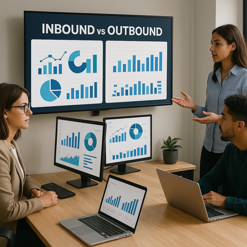Comparaison des stratégies Inbound et Outbound marketing